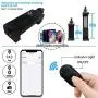 Phone Tripod, 51’’ Extendable Lightweight Aluminum Phone Tripod Stand with Cell Phone Mount Holder & Bluetooth Remote, Tripod for iPhone/Android/Smartphone & Camera (Black) Phone Tripod, 51’’ Extendable Lightweight Aluminum Phone Tripod Stand with Cell Phone Mount Holder & Bluetooth Remote, Tripod for iPhone/Android/Smartphone & Camera (Black)