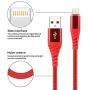 iPhone Charger 3ft, 2 Pack Lightning Cable 3 Foot Nylon Braided USB Charging & Syncing iPhone Cord 3 feet Compatible with iPhone Xs/XR/XS Max/X/7/7Plus/8/8Plus/6S