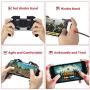 4 Trigger Mobile Game Controller with Cooling Fan for PUBG/Fortnite/Rules of Survival,Gaming Grip and Gaming Joysticks Lightweight Mobile Controller for 4.5-6 inch Phone