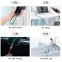 A.S 3 in 1 Magnetic USB Cable, Fast Charging & Data Sync Cable with Diamond Led, Compatible with Micro USB I-Product and Type C Smartphones (1.6ft,3.3ft,6.6ft Red)