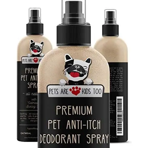Premium Pet Anti Itch Spray & Scent Freshener! Natural ingredients & Hypoallergenic! Soothes Dogs & Cats Hot Spots, Itchy, Dry, Irritated Skin! Reduces Odor, Allergy Relief! Smells Amazing! (1 bottle) Premium Pet Anti Itch Spray & Scent Freshener! Natural ingredients & Hypoallergenic! Soothes Dogs & Cats Hot Spots, Itchy, Dry, Irritated Skin! Reduces Odor, Allergy Relief! Smells Amazing! (1 bottle)