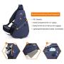 NEVO RHINO Sling Bag Waterproof Large Shoulder Chest Laptop Bagpack Men Women Riding/Running/Travel Hiking Daypack Crossbody