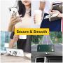 Humixx Phone Ring Holder, Stainless Steel Cell Phone Finger Stand, 360° Rotation Thin Universal Kickstand, Magnetic Car Mount for iPhone 11/11 Pro/11 Max/XR/XS Max, Samsung S10, Huawei P30 - Silver