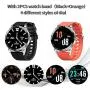 Blackview Smart Watch for Android Phones and iOS Phones, Smart Watches for Men Women, Fitness Tracker Watch with Heart Rate Sleep Monitor, 1.3&quot Full Touch Screen, 5ATM Waterproof Pedometer(46mm)