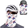 2pcs Unisex Trump 2020 Face Mask Neck Gaiter Windproof Mask Dust Outdoor Balaclava Scarf Bandana