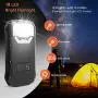 Xiyihoo Solar Charger 26800mAh, Solar Power Bank Portable Solar Panel Charger with 18 LEDs Flashlight 3 Output Ports Waterproof External Backup Battery for Outdoor Camping Hiking iOS Android (Orange) Xiyihoo Solar Charger 26800mAh, Solar Power Bank Portable Solar Panel Charger with 18 LEDs Flashlight 3 Output Ports Waterproof External Backup Battery for Outdoor Camping Hiking iOS Android (Orange)