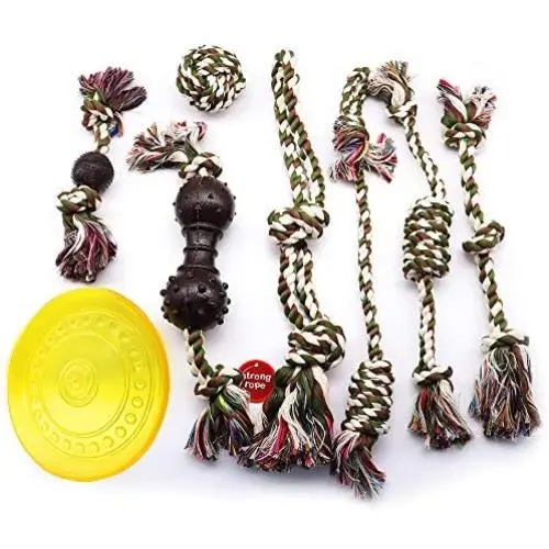 Dog Toys Dog Rope Toy For Aggressive Chewers, Puppy Teething Chew Toys, Dog Chew Toys For Puppies Teething Small Dogs, Puppy Toys For Boredom, Dog Tug Of War Toy Rope Puppy Chew Toys For Dogs