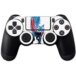 MightySkins Skin Compatible with Sony PS4 Controller - Fire and Ice | Protective, Durable, and Unique Vinyl Decal wrap Cover | Easy to Apply, Remove, and Change Styles | Made in The USA