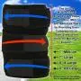 TechWare Pro Knee Brace Support - Relieves ACL, LCL, MCL, Meniscus Tear, Arthritis, Tendonitis Pain. Open Patella Dual Stabilizers Non Slip Comfort Neoprene. Adjustable Bi-Directional Straps - 4 Sizes