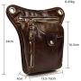 NKns Fanny Pack Mens Leather Purse Retro Mobile Phone Bag Mens Bag Crossbody Messenger Bag Waterproof Backpack NKns Fanny Pack Mens Leather Purse Retro Mobile Phone Bag Mens Bag Crossbody Messenger Bag Waterproof Backpack