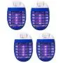 4 Pack Electric Bug Zapper, Plug in Mosquito Killer with UV LED Night Light, Electronic Insect Fly Trap for Indoor Outdoor Use 4 Pack Electric Bug Zapper, Plug in Mosquito Killer with UV LED Night Light, Electronic Insect Fly Trap for Indoor Outdoor Use