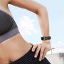Jiarusig Compatible with Fitbit Charge 2 Bands, Stainless Steel Metal Bands Strap Men Women Replacement Bracelet Small Large Wristband Accessories Band Compatible with Fitbit Charge 2, Black