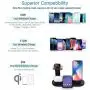 LUKKAHH Wireless Charger, 4 in 1 Wireless Charging Station for Apple Watch and Airpods Pro, Charger Stand for Multiple Devices, Qi Fast Wireless Charging Dock for iPhone 11/11 Pro Max/X/XS/XS/8/8 Plus