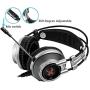 Game Headset-3.5mm Socket and USB Wired Headset with Microphone and Amazing PC, PS4, Xbox, Tablet PC, Smartphone