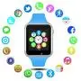 Padgene Bluetooth Smartwatch,Touchscreen Wrist Smart Phone Watch Sports Fitness Tracker with SIM SD Card Slot Camera Pedometer Compatible with iPhone iOS Android for Kids Men Women (Blue) Padgene Bluetooth Smartwatch,Touchscreen Wrist Smart Phone Watch Sports Fitness Tracker with SIM SD Card Slot Camera Pedometer Compatible with iPhone iOS Android for Kids Men Women (Blue)