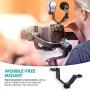 Movo Photo HVA20 Heavy-Duty Video Accessory Dual Shoe Bracket for Lights, Monitors, Microphones and More