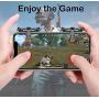 RONSHIN Wireless Controller,Portable L1R1 Gaming Trigger Smart Phone Game Shooter Controller Fire Button Handle for iPhone PUBG/Rules Survival/Knives Out Gifts for Boys