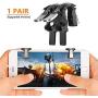Mobile Game Controller, Metallic Aim and Capacitive Sensitive Press Shooting Buttoms L1 R1 for Knives Out/Rules of Survival, Mobile Phone Joystick for Android iPhone iOS 2 Pair