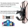 TOPCABIN Bike Phone Mount Adult 360° Rotation Separate Installation Anti-Fall Bicycle Handlebar Cradle, Silicone Motorcycle Phone Holder for iPhone x 8 8plus Samsung Galaxy Huawei