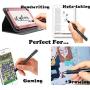Zsdele Fine Point Disc Stylus Pen for Apple iPad Pencil, Compatible with iPhone, iPad, iPad Pro, Samsung Galaxy Cellphones & Tablets and All Other Touch Screen Devices (3Pcs with Extras)