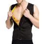 Roseate Mens Body Shaper Hot Sweat Workout Tank Top Slimming Sauna Vest Neoprene Compression Thermal Shirt