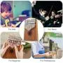WoneNice 17 key kalimba Thumb Piano, Mbira Solid Mahogany Finger Piano, Gift for Kids Adult Beginners WoneNice 17 key kalimba Thumb Piano, Mbira Solid Mahogany Finger Piano, Gift for Kids Adult Beginners