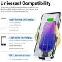 Wireless Charger Car Qi Touch Sensing Mount Kit Phone Stand Automatic Retractable Clip Fast Charging Holder Compatible with iPhone Xs Max/XR/X/11/11 Pro/8/8Plus Samsung S10/S10+/S9/S9+/S8/S8+(Gold Wireless Charger Car Qi Touch Sensing Mount Kit Phone Stand Automatic Retractable Clip Fast Charging Holder Compatible with iPhone Xs Max/XR/X/11/11 Pro/8/8Plus Samsung S10/S10+/S9/S9+/S8/S8+(Gold