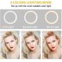 Video Light Dimmable LED Ring Light Ring lamp Photography Light with Phone Clip Holder Tripod Stand for YouTube Makeup Selfie