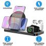 Wireless Charger Stand 3 in 1, Upgraded Wireless Charger Station for Apple Watch 1/2/3/4/5 AirPods iPhone 11/11pro/11pro Max/X/XS/XR/XS Max/8/8 Plus, Charging Dock Station for Other Qi-Enable Phone