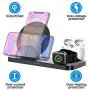 Wireless Charger Stand 3 in 1, Upgraded Wireless Charger Station for Apple Watch 1/2/3/4/5 AirPods iPhone 11/11pro/11pro Max/X/XS/XR/XS Max/8/8 Plus, Charging Dock Station for Other Qi-Enable Phone