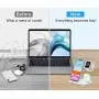Intoval Wireless Charger,3 in 1 Wireless Charging Station for Apple Watch/Airpods,Qi Certified Wireless Charging Stand for iPhone 11/11 Pro/XS Max/XS XR All Qi-Enabled Phones.(with AC Adapter) Intoval Wireless Charger,3 in 1 Wireless Charging Station for Apple Watch/Airpods,Qi Certified Wireless Charging Stand for iPhone 11/11 Pro/XS Max/XS XR All Qi-Enabled Phones.(with AC Adapter)