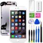 SunlerPro for iPhone 7plus White 5.5" LCD 3D Touch Digitizer Screen Replacement with Front Camera+ Earpiece+ Tools Kit+ Screen Protector iPhone LCD Screen Replacement kit