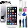 SunlerPro for iPhone 7plus White 5.5" LCD 3D Touch Digitizer Screen Replacement with Front Camera+ Earpiece+ Tools Kit+ Screen Protector iPhone LCD Screen Replacement kit