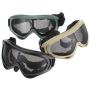 DPLUS Outdoor Sports Military Airsoft Tactical Goggles-Packs of 3-Shock Resistant Climbing Goggles Safety Goggles with Iron Mesh for Men Women Motorcycle Paintball Riding Wargame Shooting Hunting