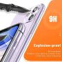 [5 Pack] UniqueMe 3 Pack Screen Protector for iPhone 11【6.1 Inch】 Tempered Glass [Alignment Frame]+ 2 Pack Camera Lens Protector for iPhone 11 [Bubble-Free][Case Friendly]