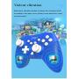 ipega-PG-SW022 Mini Wireless Gamepad Controller for N-Switch /PS3 Galaxy S10/S10+ Galaxy S20 LG Oppo VIVO MI Android Smartphone Tablet with Vibrating six-axis Function (Win 7 and Above) (Light Blue)