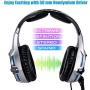 SADES Stereo Gaming Headset for PS4, Xbox One, Nintendo Switch, PC, PS3, Mac, Laptop, Over Ear Headphones PS4 Headset Xbox One Headset with Surround Sound, LED Light & Noise Canceling Microphone