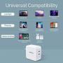 USB C Charger, CHOETECH 100W 2-Port Type C Wall Charger PD 3.0 GaN Tech Foldable PD Charger Adapter Compatible with MacBook Pro/Air, iPad Pro, iPhone 11 Pro Max/XR/XS/SE,Dell XPS, Galaxy and More