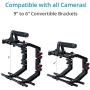 FILMCITY DSLR Camera Shoulder Support Rig Kit with Cage & Matte Box | DV HDV DSLR Video Camcorders Compatible | Free - Offset Z Bracket (FC-02)