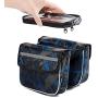 MARXIAO Bicycle Bag Front Beam Bag with Tube Bag, Mountain Bike Bag Saddle Bag Touch Screen Mobile Phone Bag Accessories Riding Equipment