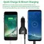USB Car Charger, AI AIKENUO 48W Cars Adapter with Dual Ports Quick Charge 3.0, Fast Charging Auto Chargers for QC Devices, Android Phone,Samsung,iPhone,Tablets and More USB Car Charger, AI AIKENUO 48W Cars Adapter with Dual Ports Quick Charge 3.0, Fast Charging Auto Chargers for QC Devices, Android Phone,Samsung,iPhone,Tablets and More