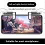 ZIYUMR PUBG Mobile Game Controller, Shooting Assist Button, Mobile Trigger, Mobile Game Joystick for 4-6.5 inch Android and Other Smart Phone (Black)