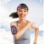 QUANFUN Sports Armband, Fitness Running Workout Gym Jogging Case Holder Arm Band Strap Compatible with iPhone 11 11pro Xs X 8/7 Galaxy S8 S7 Plus Edge Note8, Fits 5.5” to 6.5” Cell Phones-Rosy Pink