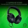 Razer Kraken X Ultralight Gaming Headset: 7.1 Surround Sound Capable - Lightweight Frame - Integrated Audio Controls - Bendable Cardioid Microphone - For PC, Xbox, PS4, Nintendo Switch - Classic Black Razer Kraken X Ultralight Gaming Headset: 7.1 Surround Sound Capable - Lightweight Frame - Integrated Audio Controls - Bendable Cardioid Microphone - For PC, Xbox, PS4, Nintendo Switch - Classic Black