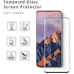 Screen Protector for Samsung Galaxy S20/S20 5G, 9H Tempered Glass, Ultrasonic Fingerprint Compatible,3D Curved, HD Clear, Bubble-Free for Galaxy S20 Glass Screen Protector
