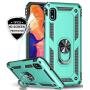 LeYi Samsung Galaxy A10e Case (NOT FIT A10) with HD Screen Protector, Military Grade Armor Full-Body Protective Phone Cover Case with 360 Degree Rotating Holder Kickstand for Samsung A10e, Mint