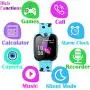 Kids Smart Watch for Boys Girls - HD Touch Screen Sports Smartwatch Phone with Call Camera Games Recorder Alarm Music Player for Children Teen Students