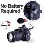 SAIREN VM-Q1 Shotgun Video Microphone, Compact On-Camera Recording Mic, with Shock Mount DeadCat Windscreen, Universal for iPhone Samsung Smartphone; Sony/Canon/Nikon Camera; DJI OSMO Mobile 3 Gimbal