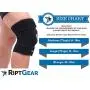 RiptGear Patella Knee Brace - Open Patella Stabilizer Knee Brace for Arthritis - Alleviate Patellar Tendonitis, Meniscus Tear, Joint Pain, Jumpers Knee, ACL Ligament Sprains (Medium Left Leg) RiptGear Patella Knee Brace - Open Patella Stabilizer Knee Brace for Arthritis - Alleviate Patellar Tendonitis, Meniscus Tear, Joint Pain, Jumpers Knee, ACL Ligament Sprains (Medium Left Leg)