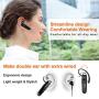 Link Dream Bluetooth Earpiece for Cell Phone Hands Free Wireless Headset Noise Cancelling Mic 24Hrs Talking 1440Hrs Standby Compatible with iPhone Samsung Android for Driver Trucker (2 Pack)